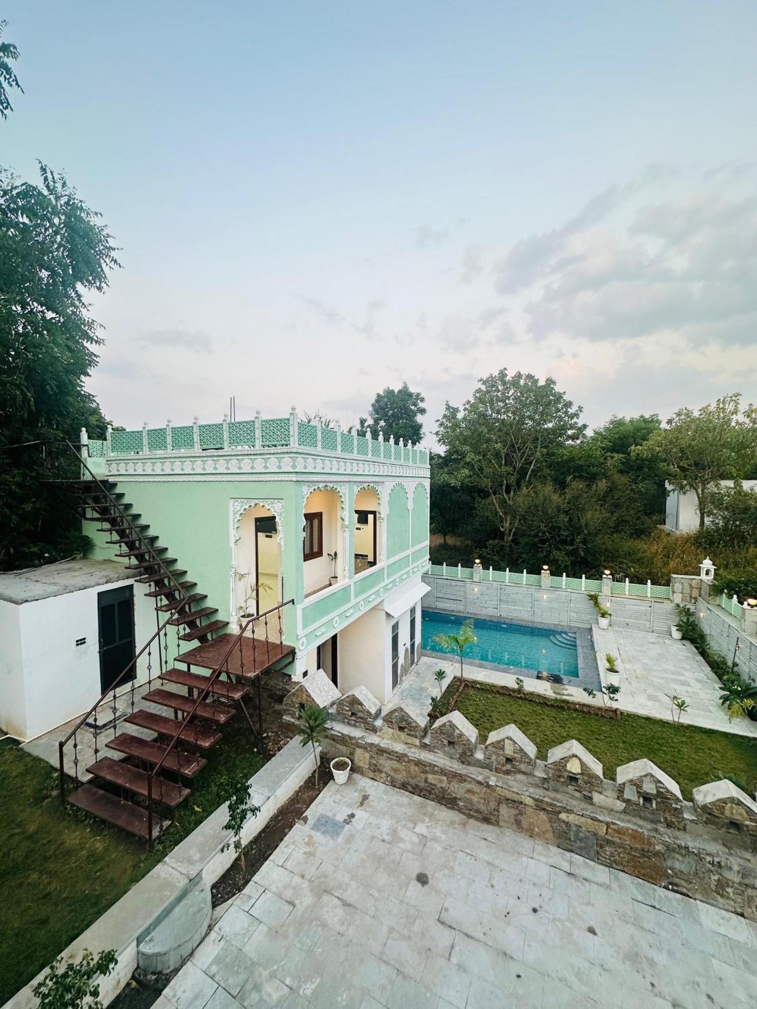 Rajasthan Haveli Villa Udaipur Eksteriør billede